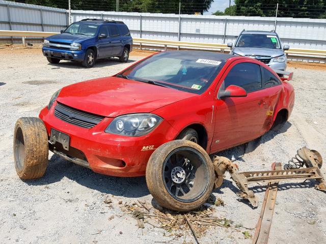 1G1AM15B667670248 - 2006 CHEVROLET COBALT SS RED photo 2