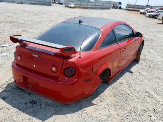 1G1AM15B667670248 - 2006 CHEVROLET COBALT SS RED photo 4