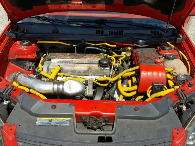 1G1AM15B667670248 - 2006 CHEVROLET COBALT SS RED photo 7