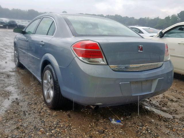 1G8ZS57B48F265254 - 2008 SATURN AURA XE BLUE photo 3