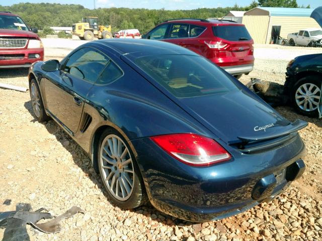 WP0AA2A8XBU761115 - 2011 PORSCHE CAYMAN BLUE photo 3