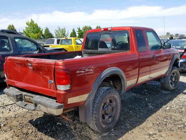 1FTZR15X8YPC01575 - 2000 FORD RANGER SUP RED photo 4