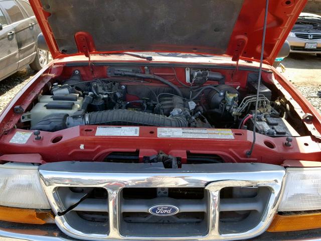 1FTZR15X8YPC01575 - 2000 FORD RANGER SUP RED photo 7