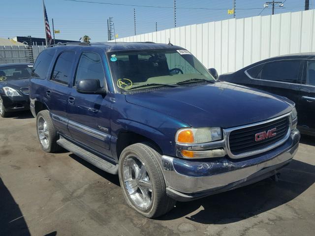 1GKEC13V05R118776 - 2005 GMC YUKON BLUE photo 1