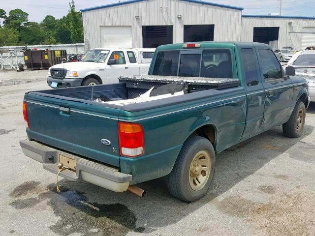 1FTYR14VXXPB63020 - 1999 FORD RANGER SUP GREEN photo 4