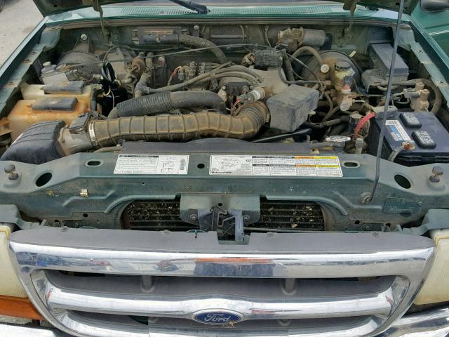 1FTYR14VXXPB63020 - 1999 FORD RANGER SUP GREEN photo 7