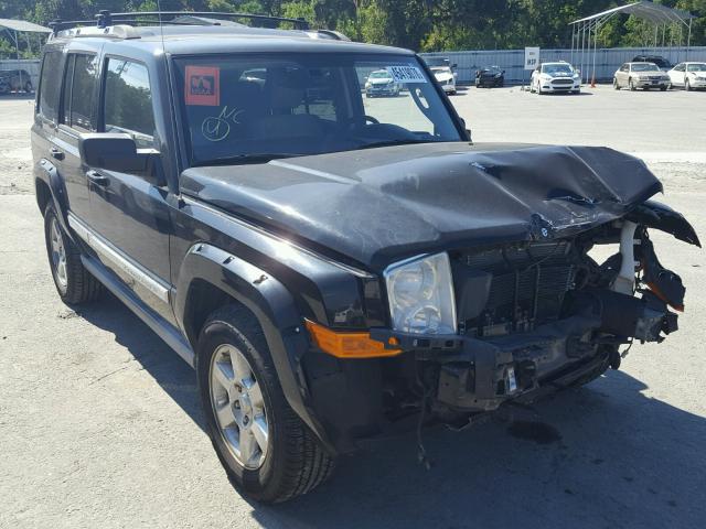 1J8HG58226C352157 - 2006 JEEP COMMANDER BLACK photo 1