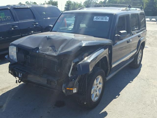 1J8HG58226C352157 - 2006 JEEP COMMANDER BLACK photo 2