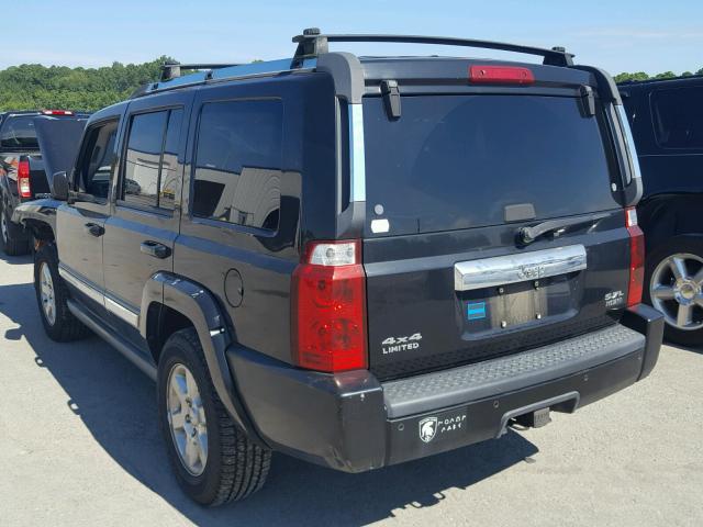 1J8HG58226C352157 - 2006 JEEP COMMANDER BLACK photo 3