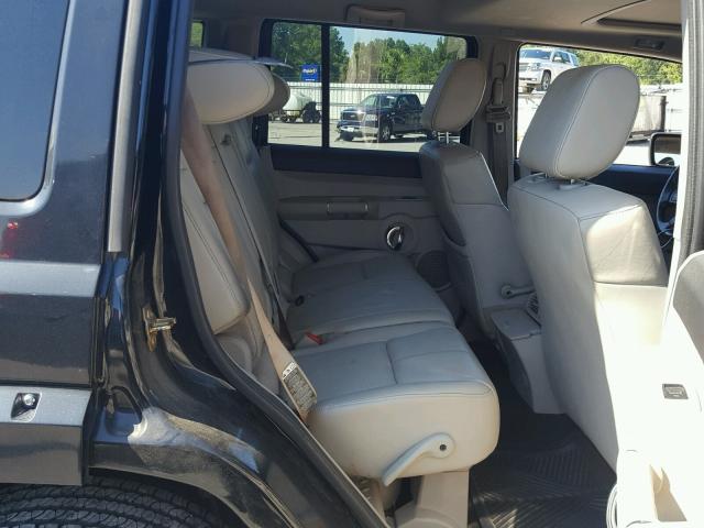 1J8HG58226C352157 - 2006 JEEP COMMANDER BLACK photo 6