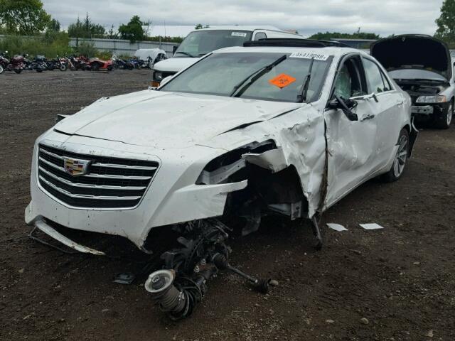 1G6AX5SX4H0183456 - 2017 CADILLAC CTS LUXURY WHITE photo 2