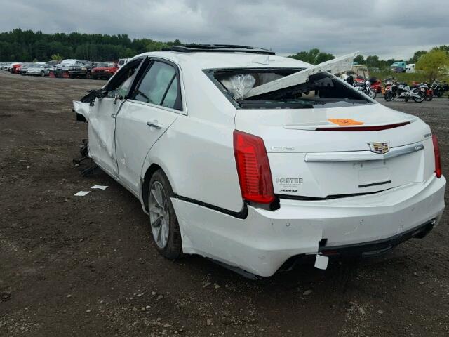 1G6AX5SX4H0183456 - 2017 CADILLAC CTS LUXURY WHITE photo 3