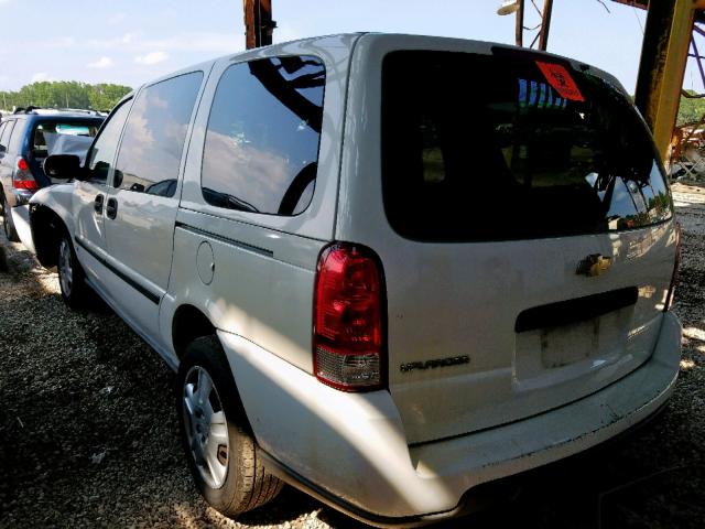 1GBDV13167D216102 - 2007 CHEVROLET UPLANDER I WHITE photo 3