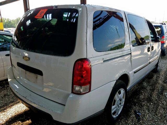 1GBDV13167D216102 - 2007 CHEVROLET UPLANDER I 白色 照片 4