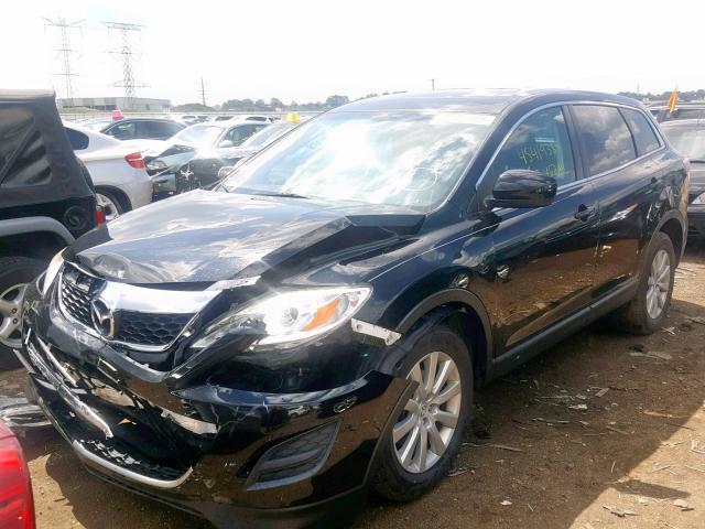 JM3TB3MA1A0227850 - 2010 MAZDA CX-9 BLACK photo 2