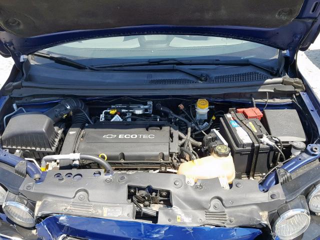 1G1JA5SH3C4226850 - 2012 CHEVROLET SONIC LS 蓝色 照片 7