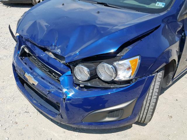 1G1JA5SH3C4226850 - 2012 CHEVROLET SONIC LS 蓝色 照片 9