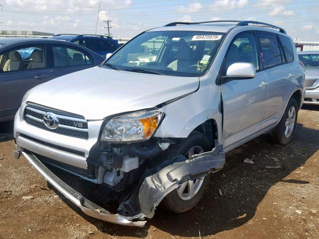 JTMBK31V176021977 - 2007 TOYOTA RAV4 LIMIT SILVER photo 2