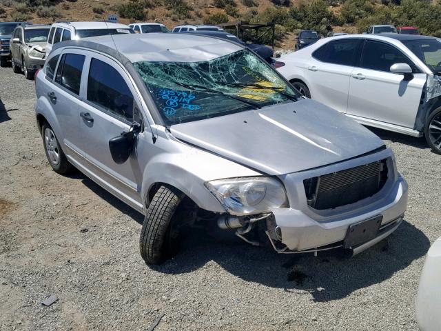 1B3HB28B07D280263 - 2007 DODGE CALIBER SILVER photo 1