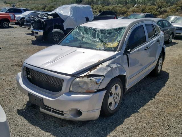 1B3HB28B07D280263 - 2007 DODGE CALIBER SILVER photo 2