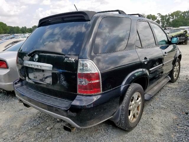 2HNYD18604H553331 - 2004 ACURA MDX TOURIN BLACK photo 4