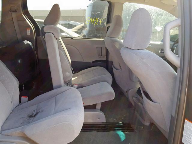 5TDKK3DC3FS598812 - 2015 TOYOTA SIENNA LE GRAY photo 6