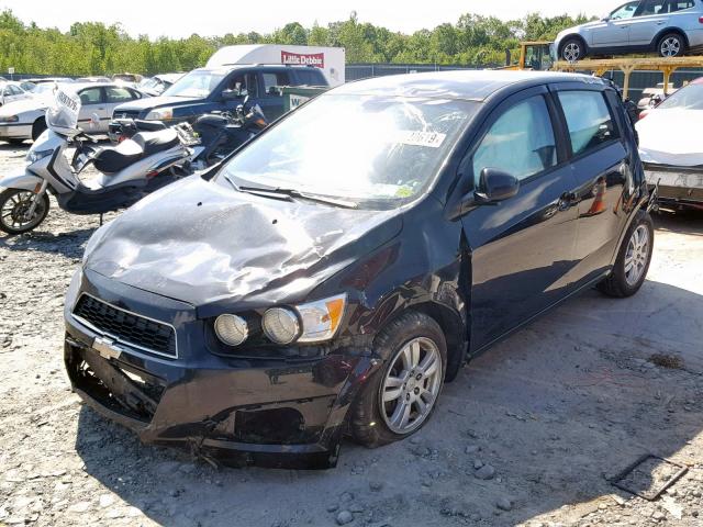 1G1JA6SH4C4152974 - 2012 CHEVROLET SONIC LS 黑色 照片 2