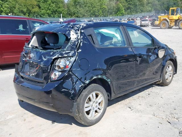 1G1JA6SH4C4152974 - 2012 CHEVROLET SONIC LS 黑色 照片 4