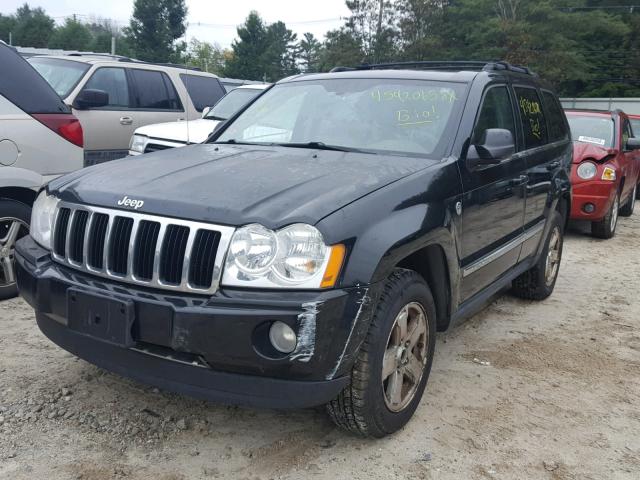 1J8HR58265C596113 - 2005 JEEP GRAND CHER BLACK photo 2