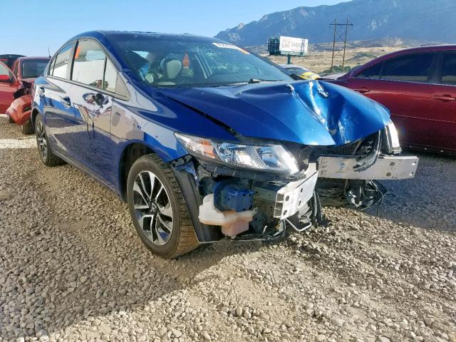 19XFB2F91DE082484 - 2013 HONDA CIVIC EXL 蓝色 照片 1