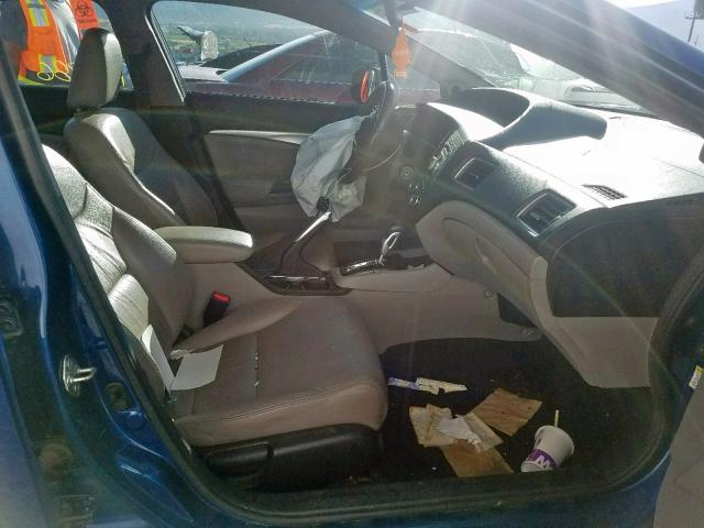 19XFB2F91DE082484 - 2013 HONDA CIVIC EXL 蓝色 照片 5