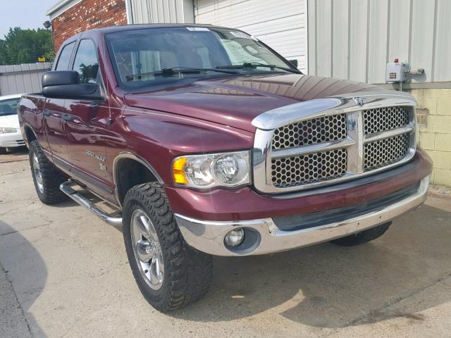 1D7HU18N03S180477 - 2003 DODGE RAM 1500 S MAROON photo 1