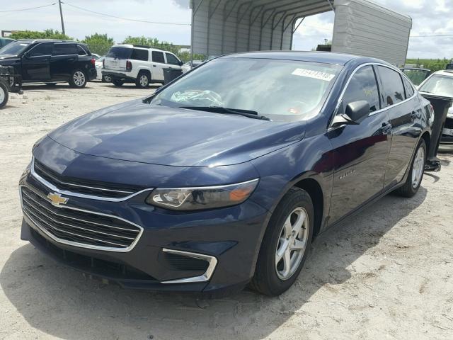 1G1ZB5ST2GF345844 - 2016 CHEVROLET MALIBU LS Mavi foto 2