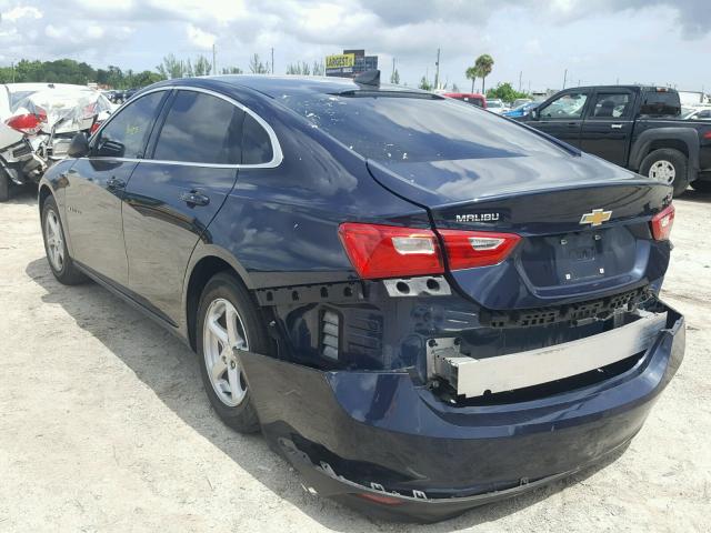 1G1ZB5ST2GF345844 - 2016 CHEVROLET MALIBU LS Mavi foto 3
