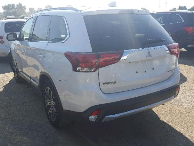 JA4AD3A37JZ004136 - 2018 MITSUBISHI OUTLANDER WHITE photo 3