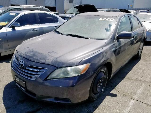 4T1BB46K99U072996 - 2009 TOYOTA CAMRY HYBR GRAY photo 2