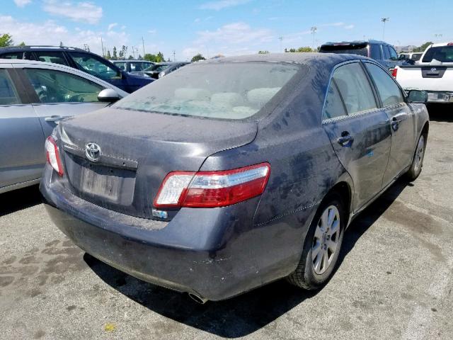 4T1BB46K99U072996 - 2009 TOYOTA CAMRY HYBR GRAY photo 4