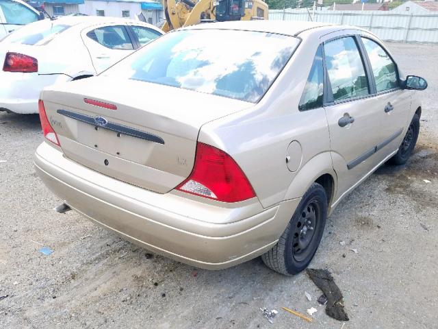 1FAFP33P7YW200842 - 2000 FORD FOCUS LX BEIGE photo 4