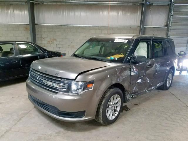 2FMGK5B85DBD27888 - 2013 FORD FLEX SE GRAY photo 2