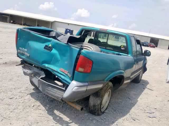 1GTCS19Z1R8508197 - 1994 GMC SONOMA GREEN photo 4