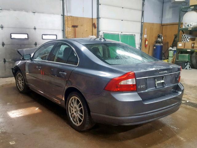 YV1AS982781050726 - 2008 VOLVO S80 3.2 GRAY photo 3