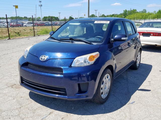 JTKKU10449J037364 - 2009 TOYOTA SCION XD BLUE photo 2