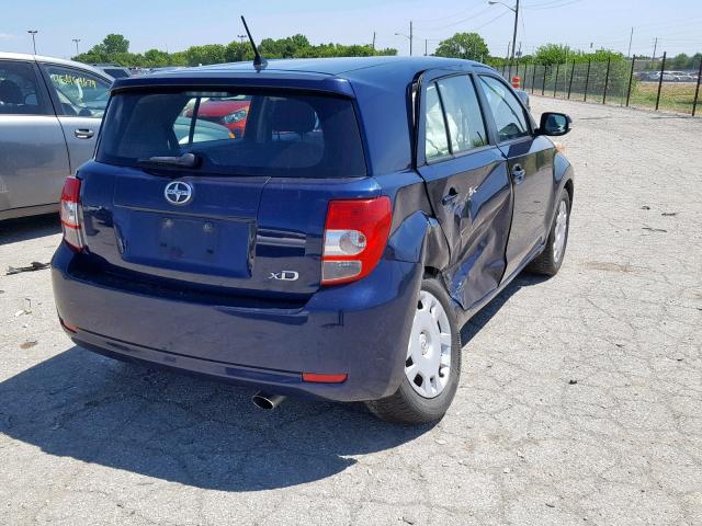 JTKKU10449J037364 - 2009 TOYOTA SCION XD BLUE photo 4