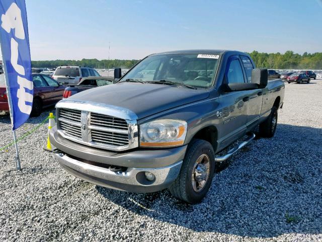 3D7KR28C26G202910 - 2006 DODGE RAM 2500 S GRAY photo 2