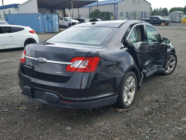 1FAHP2EW1BG154966 - 2011 FORD TAURUS SEL BLACK photo 4