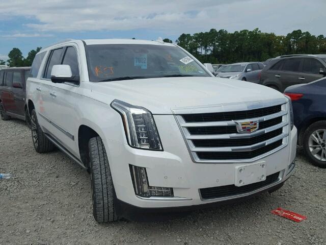 1GYS4JKJ3GR438469 - 2016 CADILLAC ESCALADE E WHITE photo 1