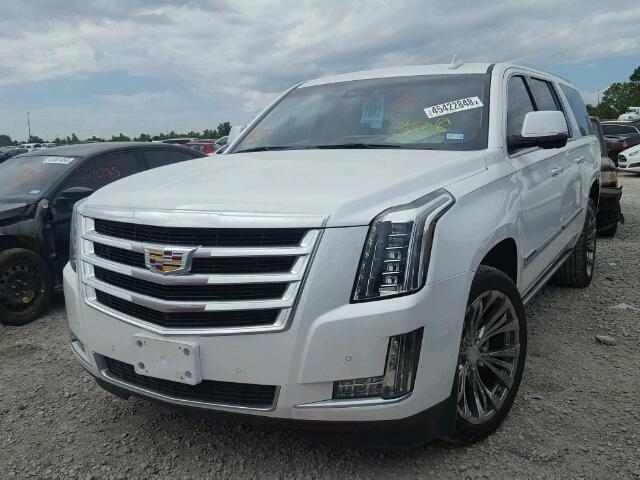 1GYS4JKJ3GR438469 - 2016 CADILLAC ESCALADE E WHITE photo 2