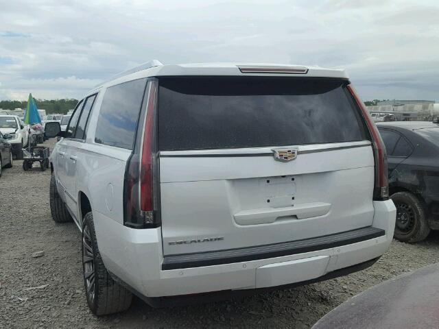 1GYS4JKJ3GR438469 - 2016 CADILLAC ESCALADE E WHITE photo 3