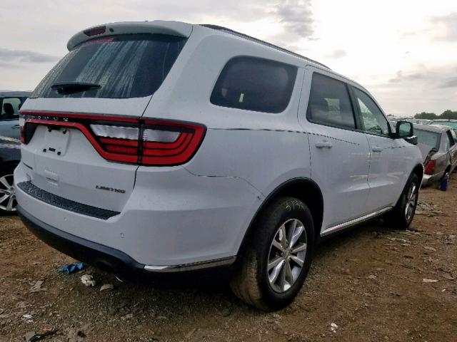 1C4RDHDG1EC561217 - 2014 DODGE DURANGO LI WHITE photo 4