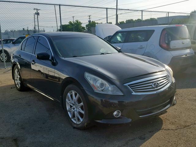 JN1CV6AR2AM254790 - 2010 INFINITI G37 BLACK photo 1